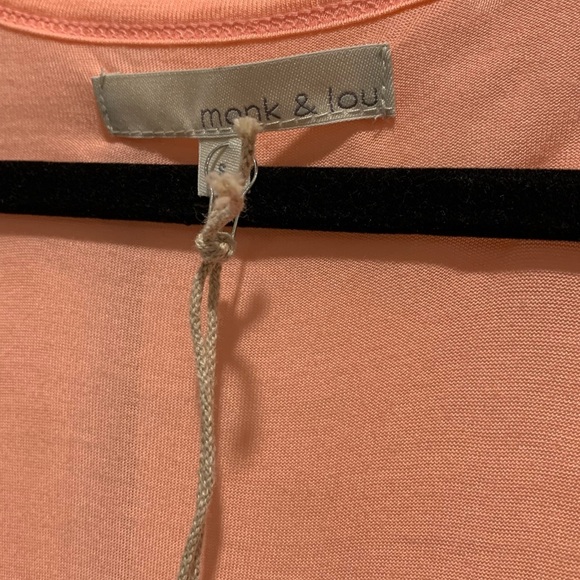 NWT- size S Monk & Lou peach tunic, - Picture 7 of 16
